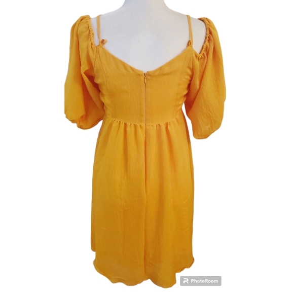 New MOULINETTE SOEURS CARINA OPEN-SHOULDER DRESS Size XS - Picture 7 of 12